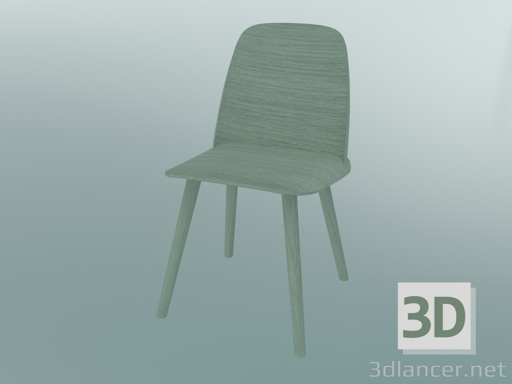 3d model Silla Nerd (Petróleo) - vista previa