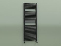 Heated towel rail NOVO (1196x450, Black - RAL 9005)