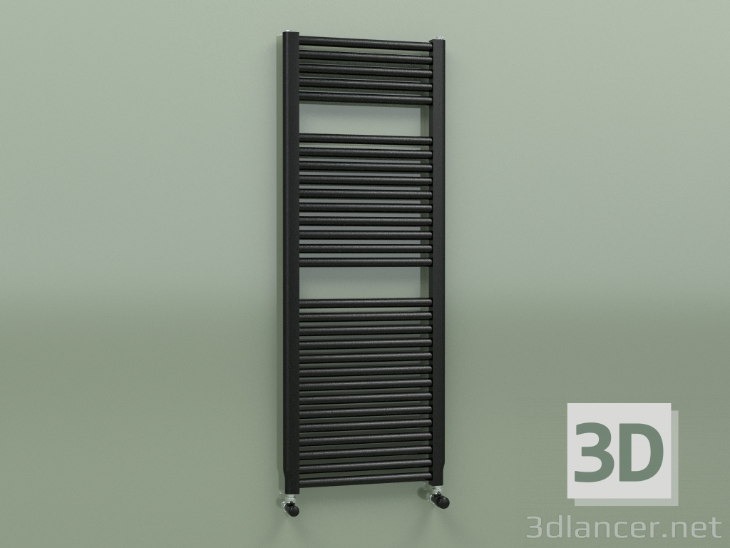 3d model Heated towel rail NOVO (1196x450, Black - RAL 9005) - preview