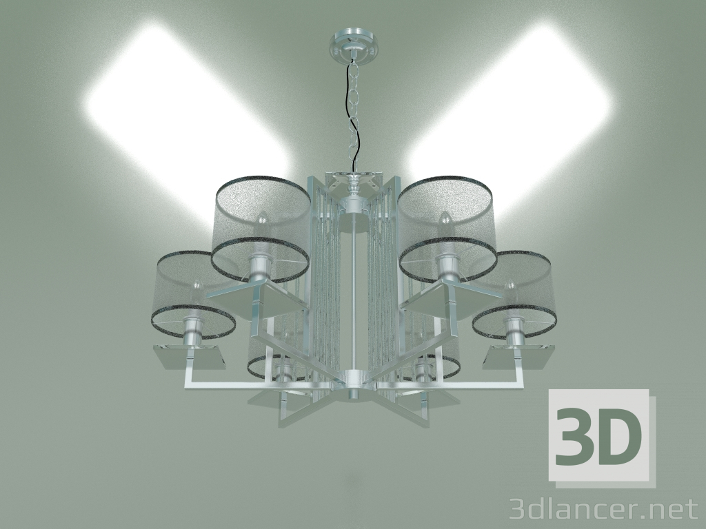 Modelo 3d Candelabro pingente Fargo 60108-6 (cromo) - preview