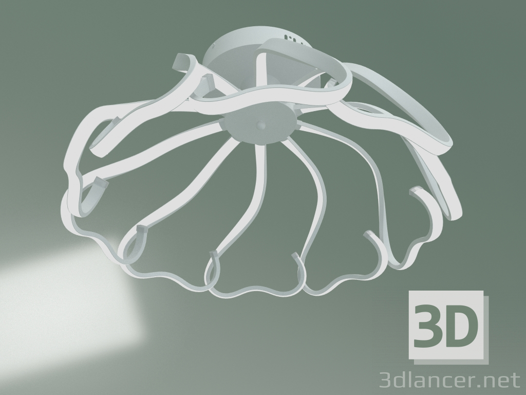 modello 3D Lampada da soffitto 90095-10 (bianco) - anteprima