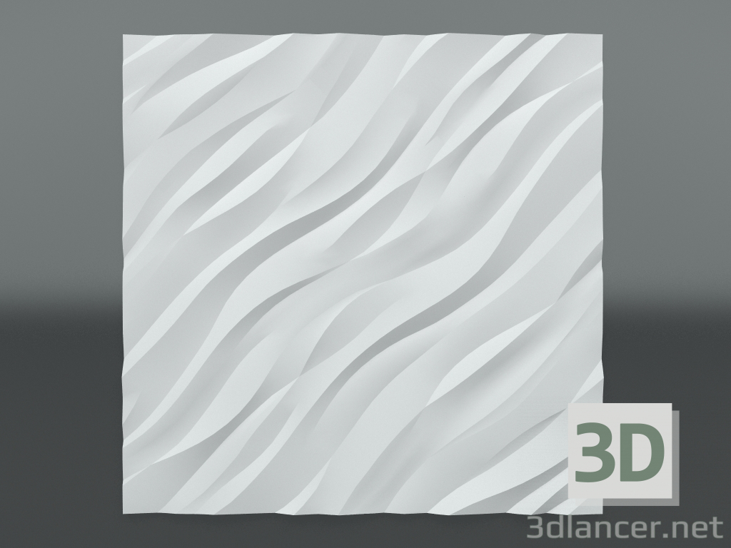 Modelo 3d Painel 3d de gesso L-505 - preview