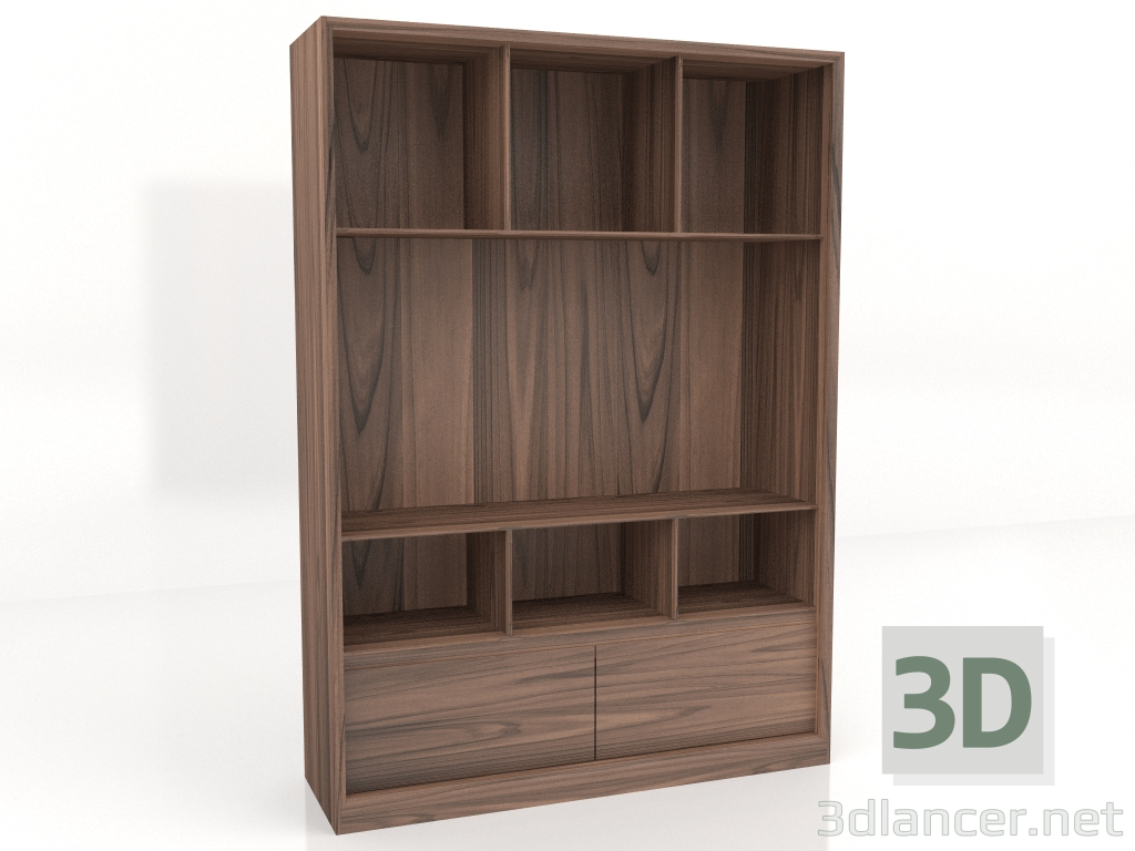 3d model Mueble TV 150x46x210 - vista previa