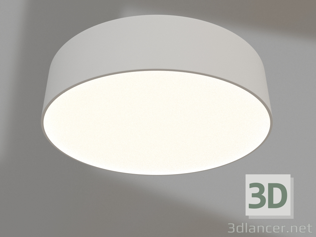 modèle 3D Lampe IM-RONDO-EMERGENCY-3H-R210-20W Warm3000 (WH, 120 degrés, 230V) - preview