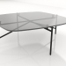 modèle 3D Table basse 90x90 avec plateau en verre - preview