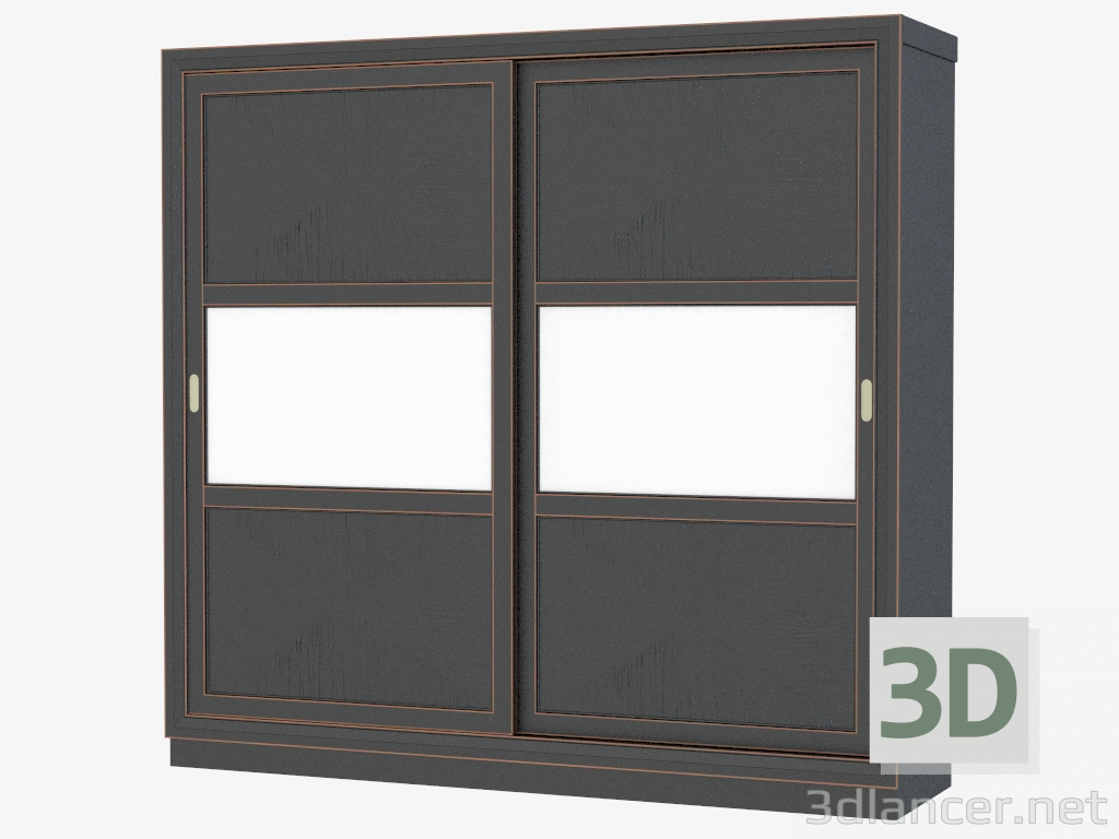 3D Modell Zweitüriger Kleiderschrank LG101 - Vorschau