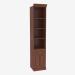 3d model Bookcase narrow with open shelves (3841-27) - preview