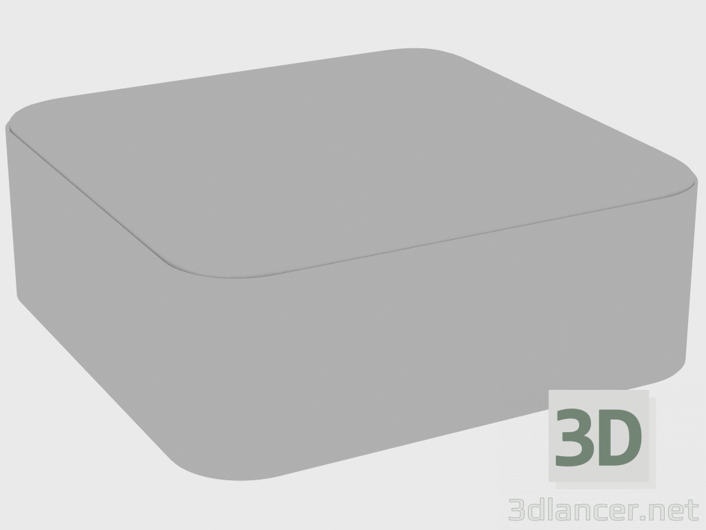 3d model Poof FELIX POUF SMOOTH (100x100xH38) - preview