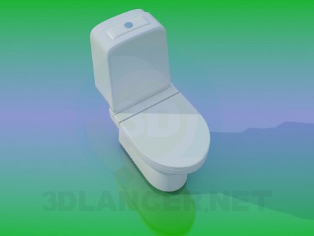 modèle 3D WC - preview