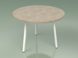 Table basse 013 (Metal Milk, Farsena Stone)