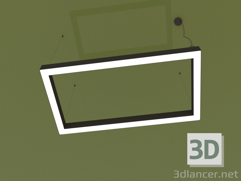 3D Modell Leuchte RETTANGOLO M (1050 mm) - Vorschau