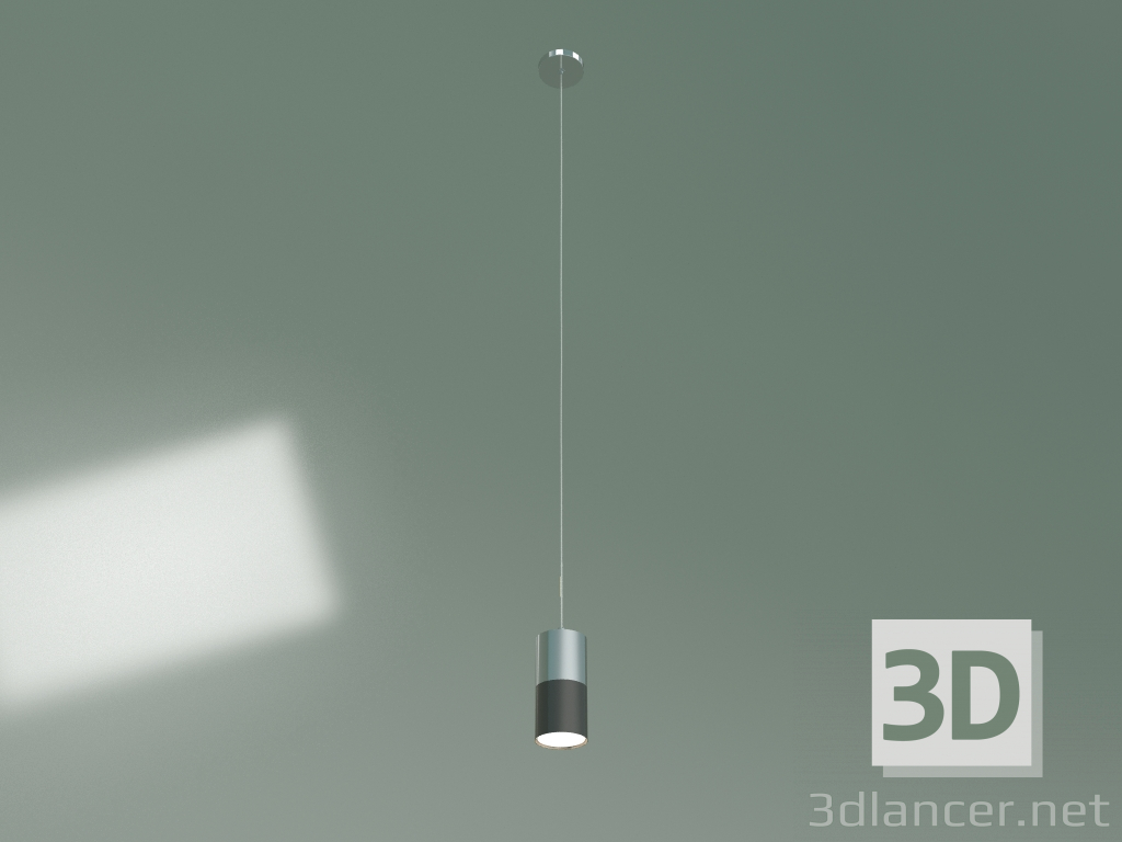 3d model Pendant lamp 50146-1 (chrome-black pearl) - preview