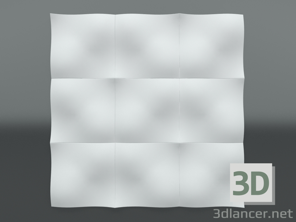 3d model Gypsum 3d panel L-509 - preview