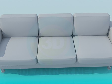 3D Modell Sofa - Vorschau