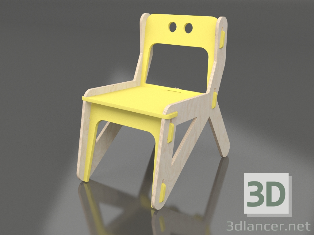 modello 3D Sedia CLIC C (CYCCA2) - anteprima