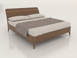 Cama de casal 1600x2000 (castanho)