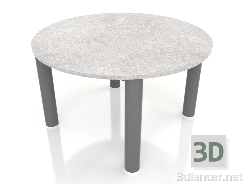 3d модель Стол журнальный D 60 (Anthracite, DEKTON Kreta) – превью