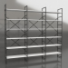 3d model Rack (3 sections) - preview