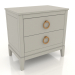 3d model Bedside table (RAL 7044, option 4) - preview