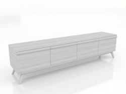 Meuble TV LARGE 2000 mm (blanc RAL 9010)