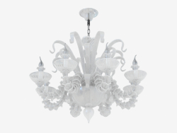 Chandelier made of glass (S110188 8white)