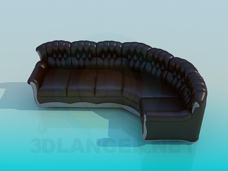 3D Modell Sofa-Ecke - Vorschau