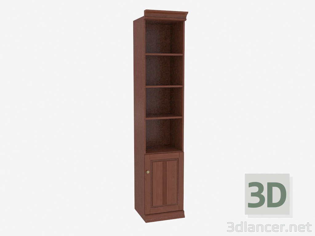 3D modeli Açık raflı kitaplık (3841-30) - önizleme