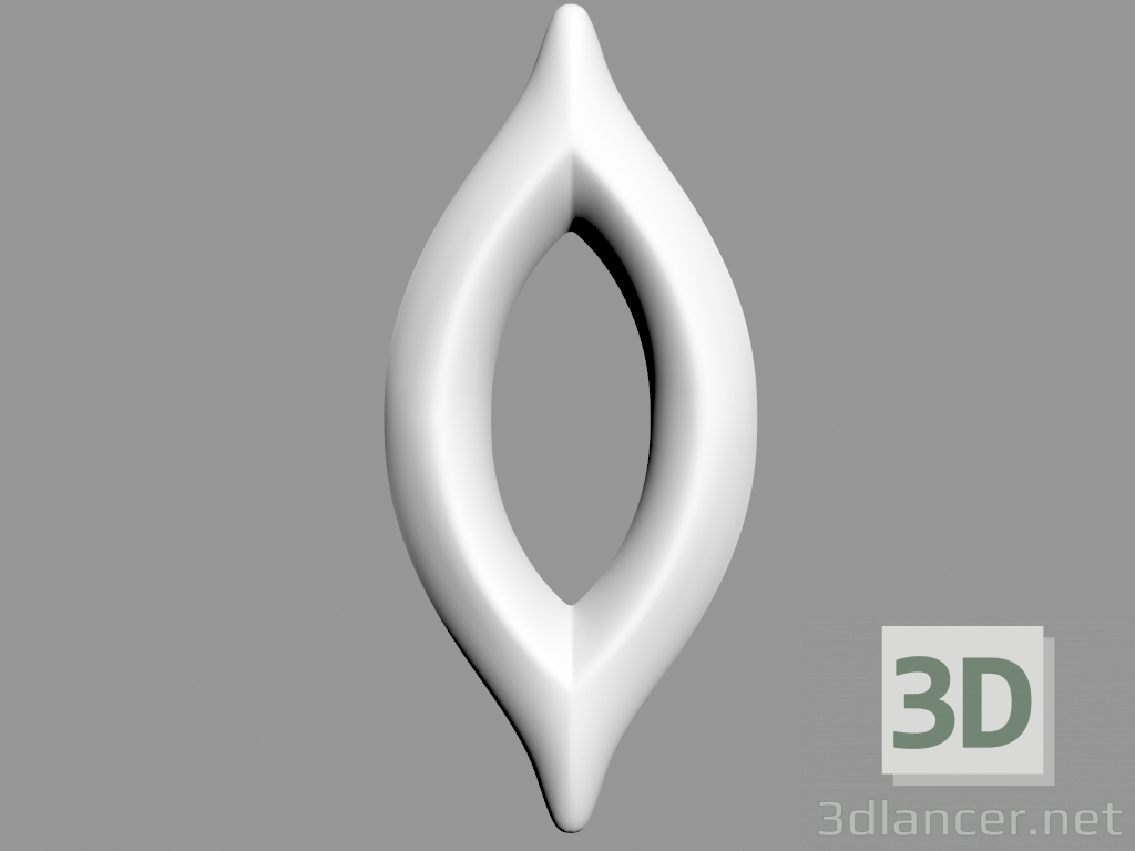 Modelo 3d Elemento para o desenho das paredes G76 - Scala (8 x 17,8 x 1,5 cm) - preview