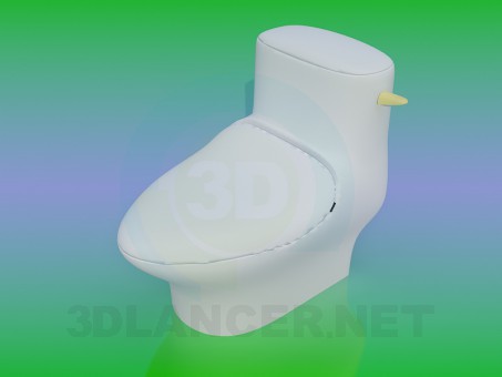 modèle 3D WC - preview