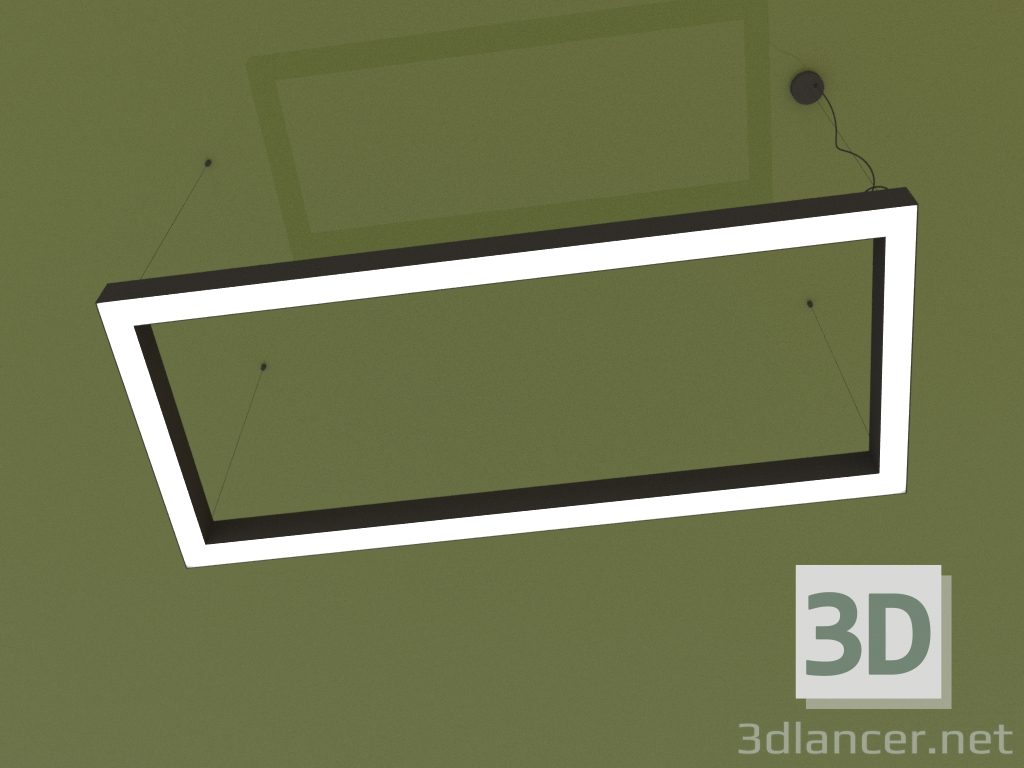 3D Modell Leuchte RETTANGOLO M (1300 mm) - Vorschau
