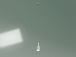 Luminária pendente 50146-1 (branco cromado)