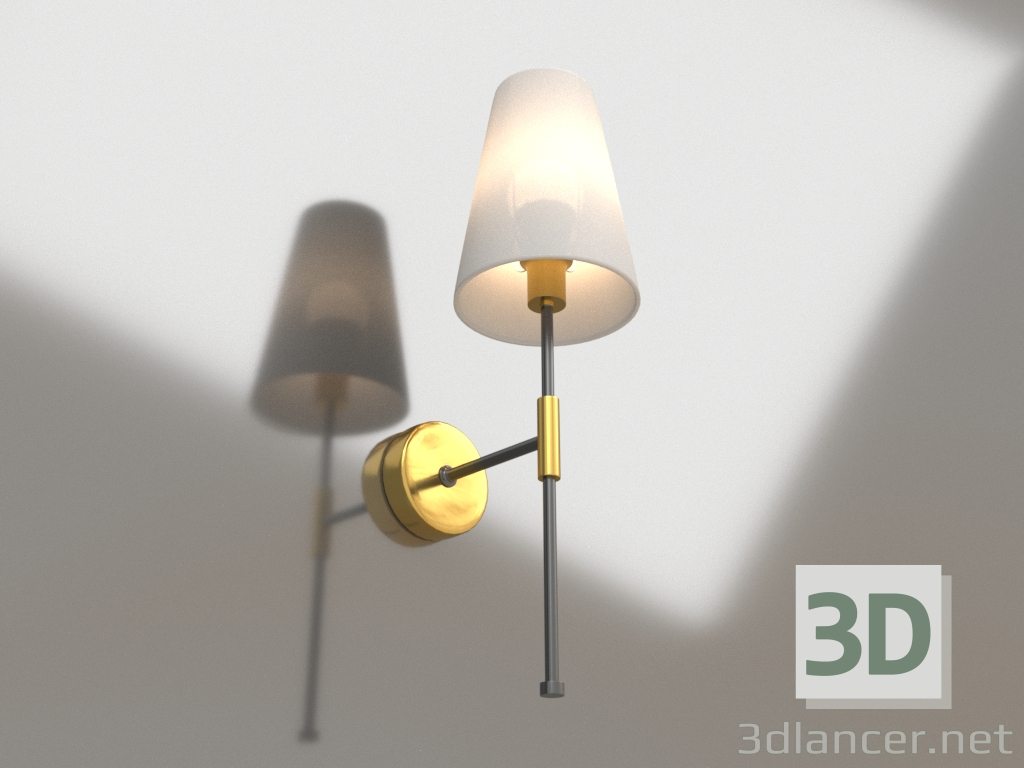 Modelo 3d Luminária de parede (sconce) Tida (FR5196WL-01BBS) - preview