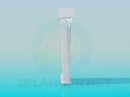 Modelo 3d Colonna - preview