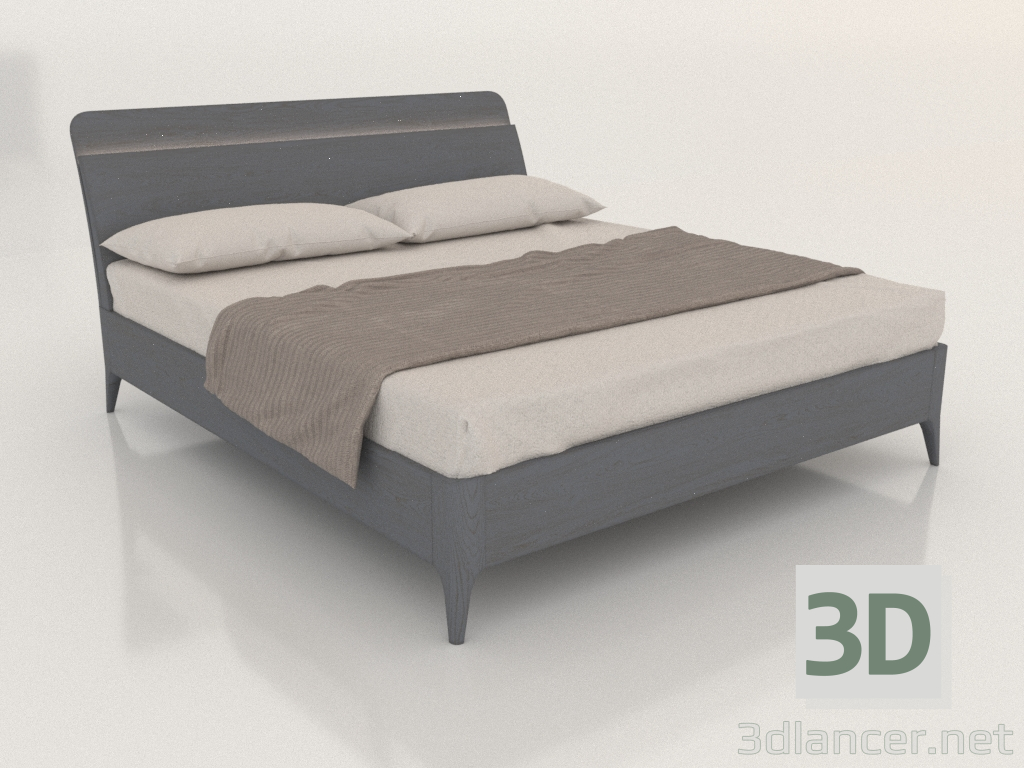 3D modeli Çift kişilik yatak 1600x2000 (Selena) - önizleme