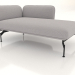 3D Modell Chaiselongue mit Armlehne 85 rechts - Vorschau