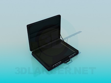 3d model Business briefcase - preview