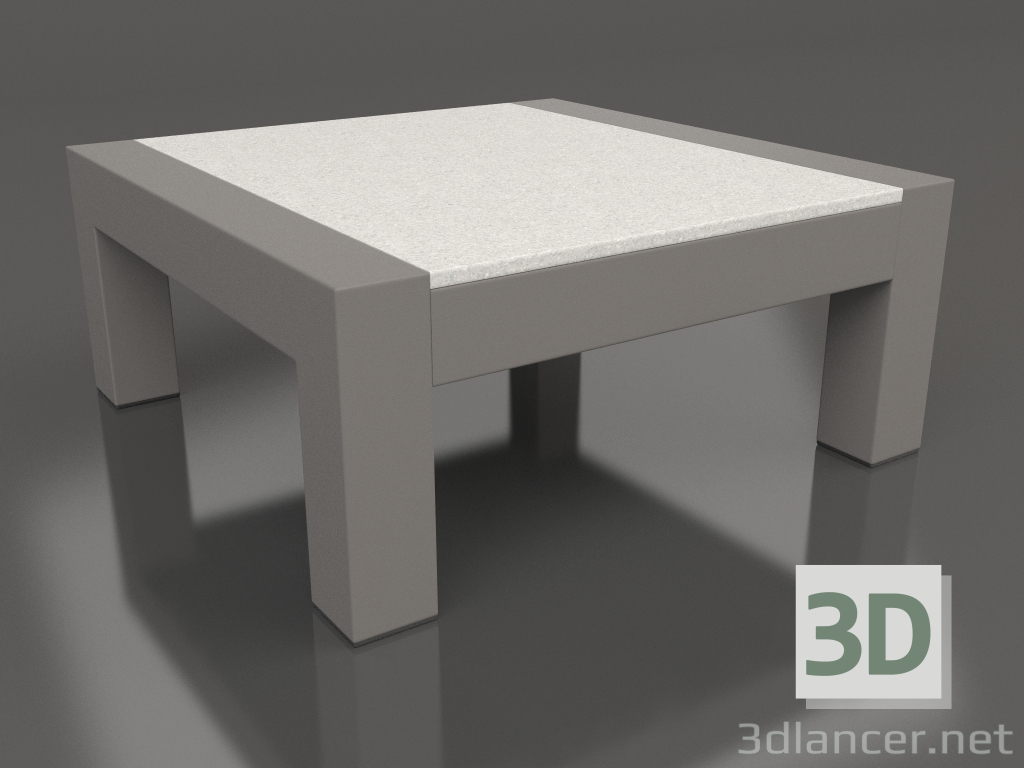 3d model Mesa auxiliar (Gris cuarzo, DEKTON Sirocco) - vista previa