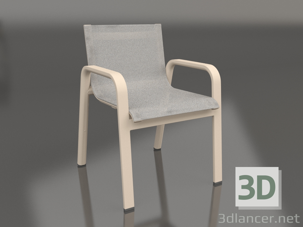 Modelo 3d Poltrona de jantar (areia) - preview