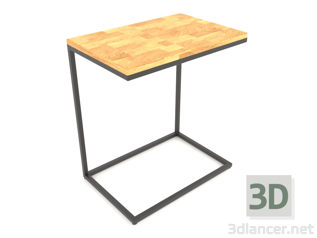 Modelo 3d Mesa de cabeceira retangular (PISO MADEIRA, 60x40x65) - preview