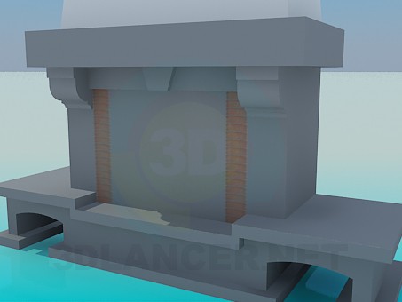 3d model Chimenea - vista previa