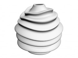 White vase 35 Twist