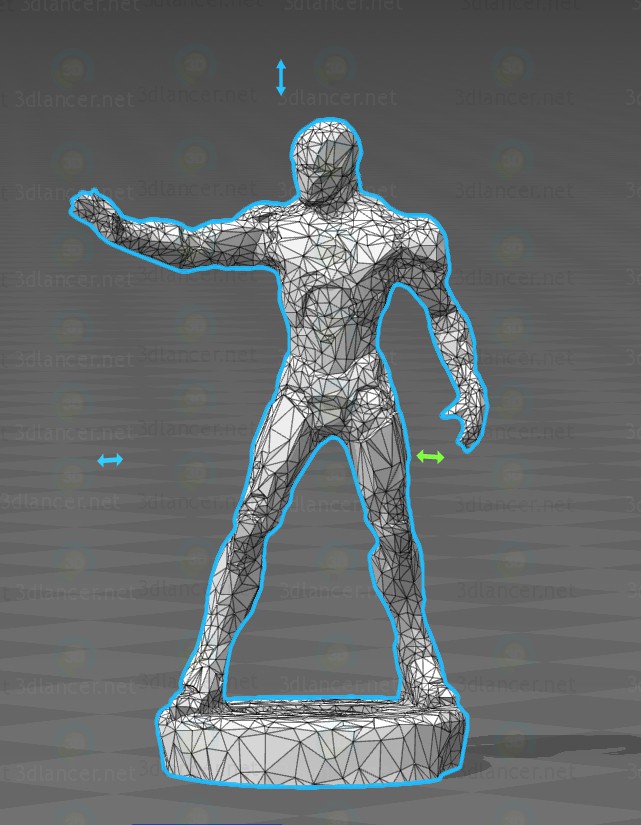 modèle 3D Iron Man - preview