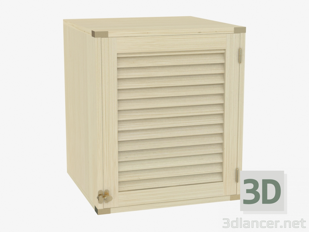 3d model Armario bajo con una puerta - vista previa