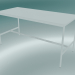 Modelo 3d Mesa retangular alta 85x190x95 (branco) - preview