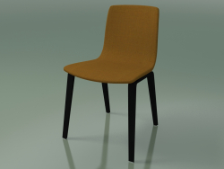 Silla 3955 (4 patas de madera, tapizada, abedul negro)