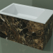 3d model Countertop washbasin (01R132102, Emperador M06, L 60, P 36, H 36 cm) - preview