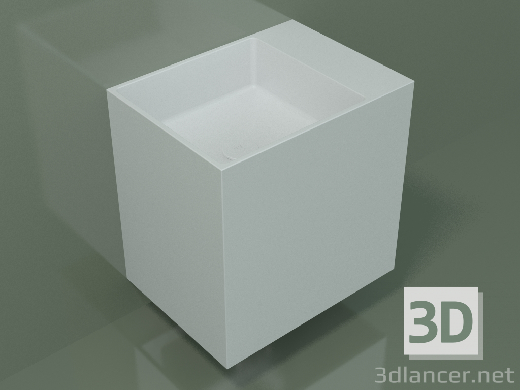 Modelo 3d Lavatório de parede (02UN23102, Glacier White C01, L 48, P 36, H 48 cm) - preview