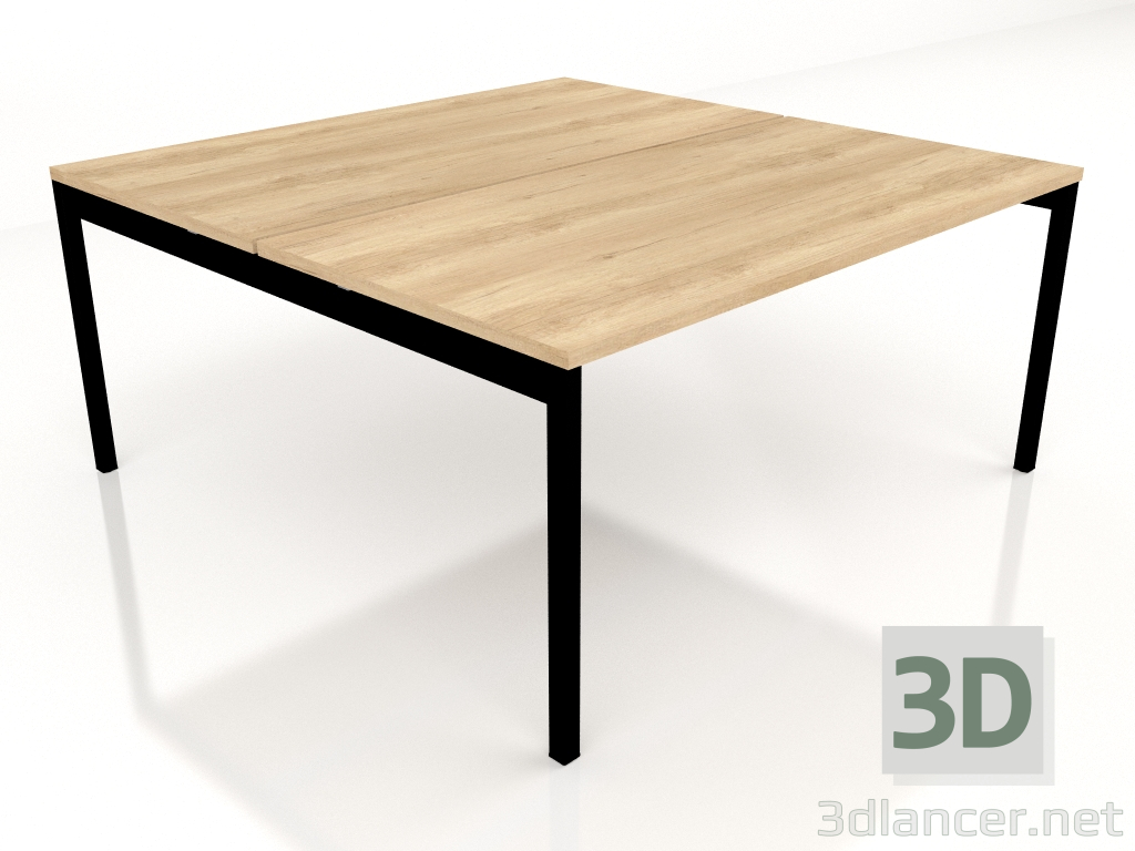 3d model Mesa de trabajo Ogi Y Banco BOY34 (1600x1610) - vista previa