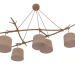 3d model Pendant chandelier (6175) - preview