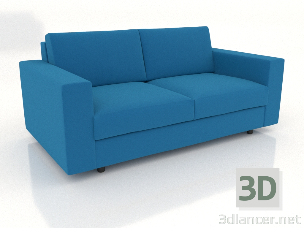 3D modeli 2 kişilik kanepe - önizleme